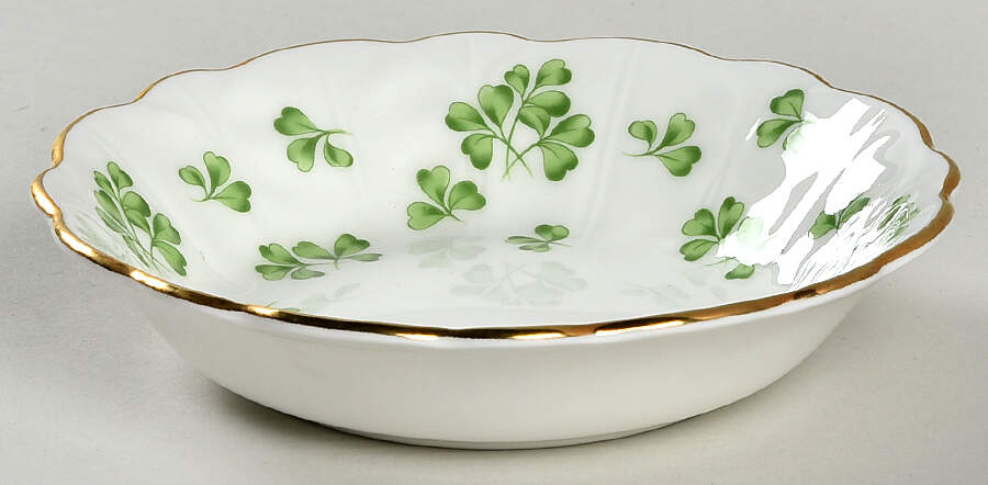 Shamrock (Crocus, Coupe Shape) Fruit/Dessert (Sauce) Bowl by John  Aynsley & Sons-1