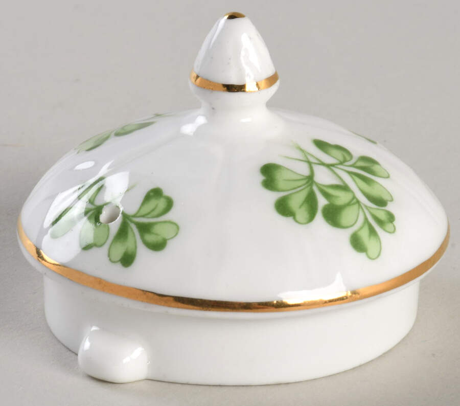 Shamrock (Crocus, Coupe Shape) Lid for Mini Coffee Pot by John  Aynsley & Sons-1