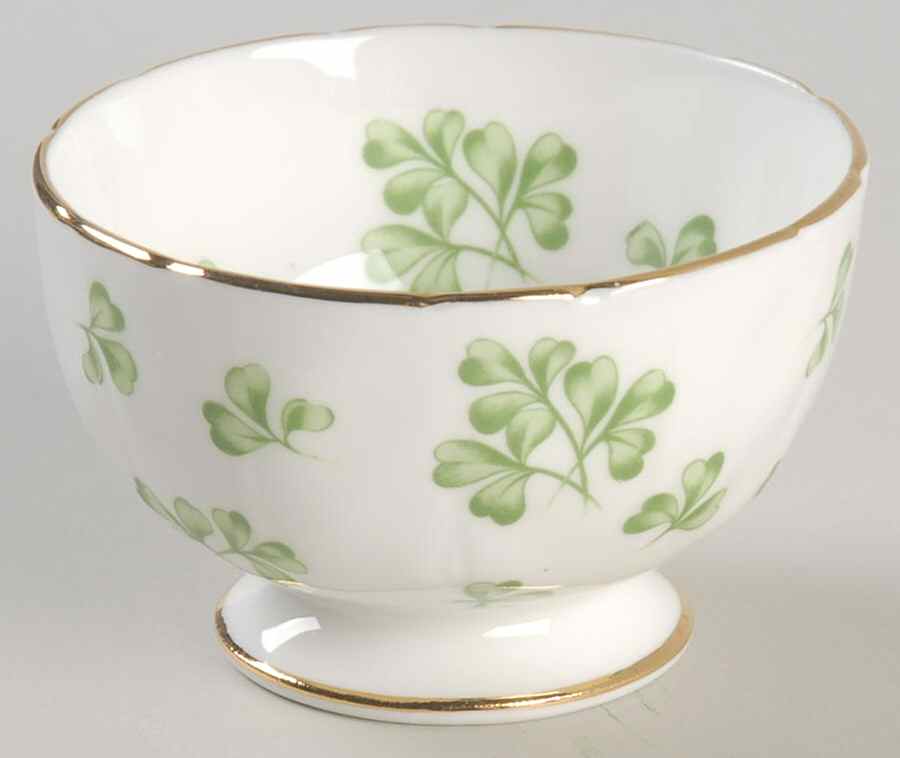 Shamrock (Crocus, Coupe Shape) Mini Open Sugar Bowl by John  Aynsley & Sons-1