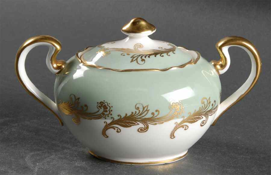 Sherwood Sugar Bowl & Lid by John  Aynsley & Sons-1