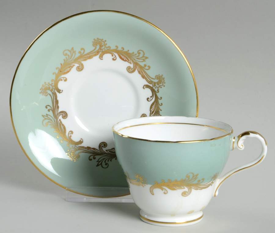 Sherwood Footed Cup & Saucer Set by John  Aynsley & Sons-1
