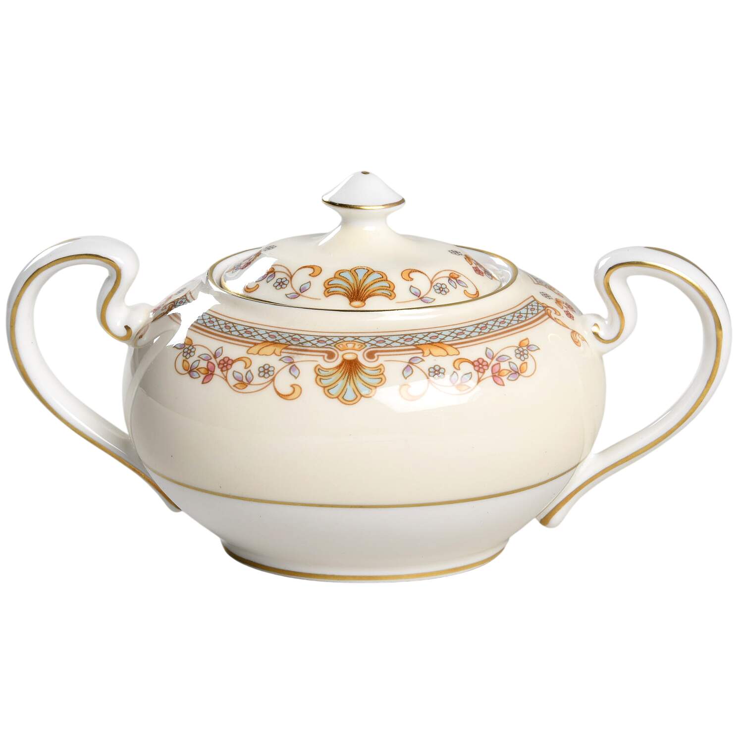 Shelbourne Sugar Bowl & Lid by John  Aynsley & Sons-1