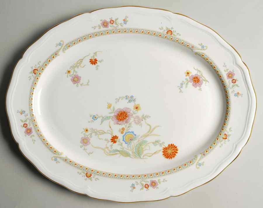 Shangri-La 16" Oval Serving Platter by John  Aynsley & Sons-1