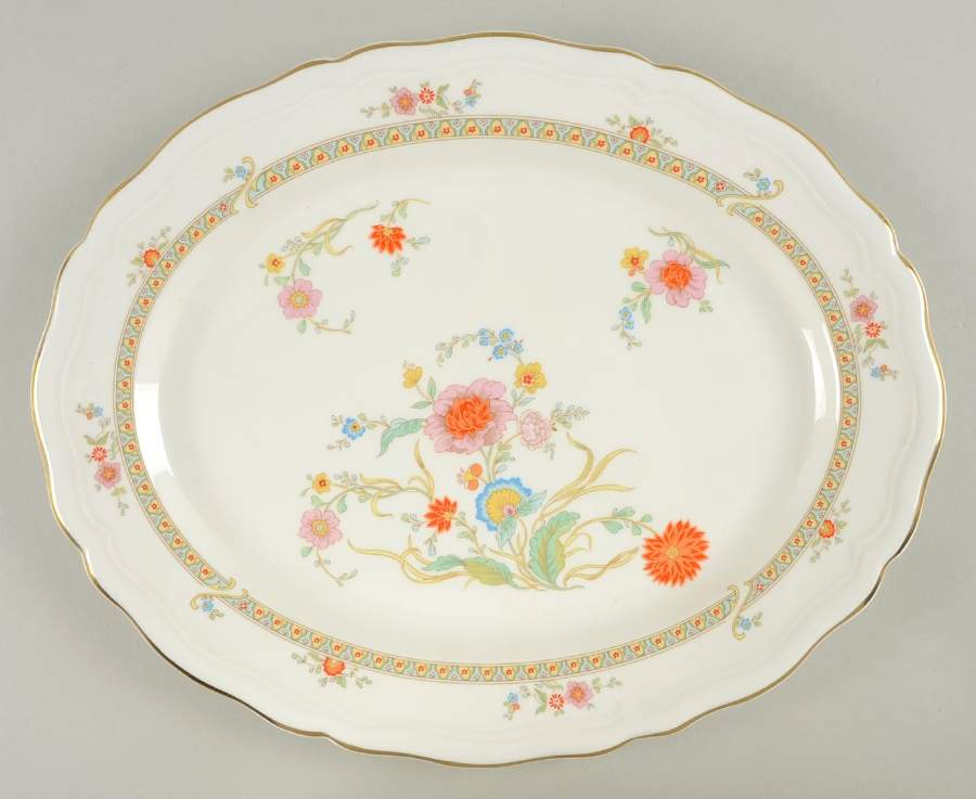 Shangri-La 13" Oval Serving Platter by John  Aynsley & Sons-1