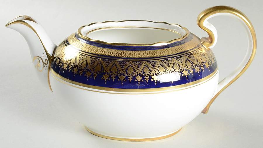 Simcoe (Scalloped) Teapot No Lid by John  Aynsley & Sons-1