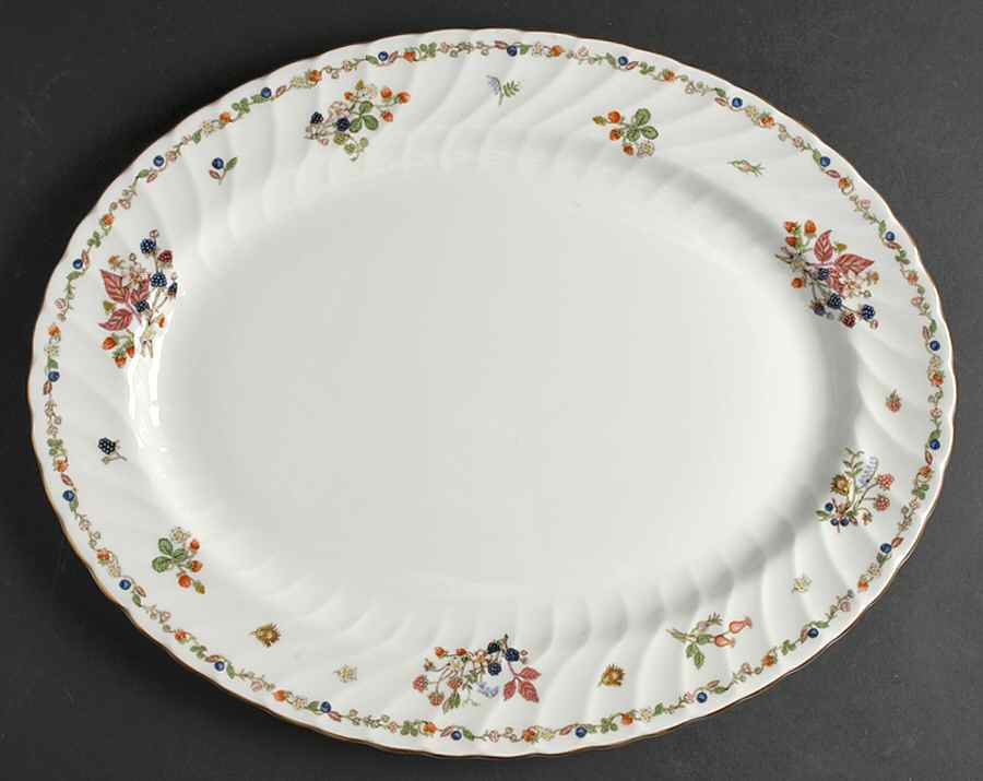 Somerset 13" Oval Serving Platter by John  Aynsley & Sons-1