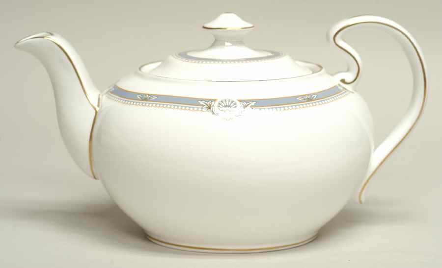 South Pacific Blue Teapot & Lid by John  Aynsley & Sons-1