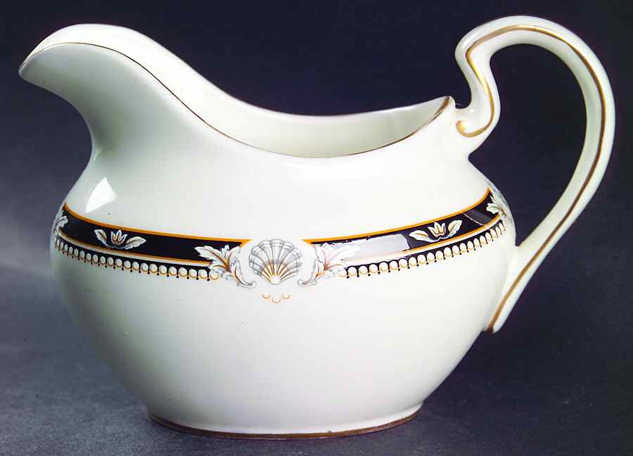 South Pacific Black Creamer by John  Aynsley & Sons-1
