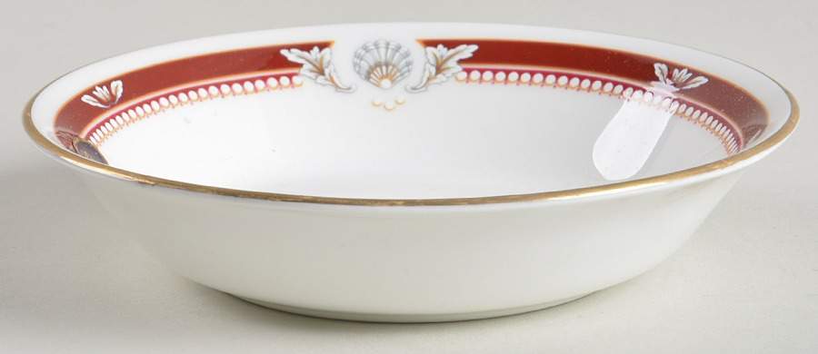 South Pacific Red Maroon Fruit/Dessert (Sauce) Bowl by John  Aynsley & Sons-1