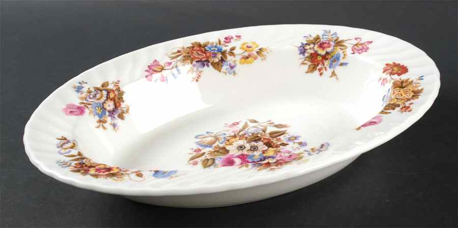 Summertime 10" Oval Vegetable Bowl by John  Aynsley & Sons-1