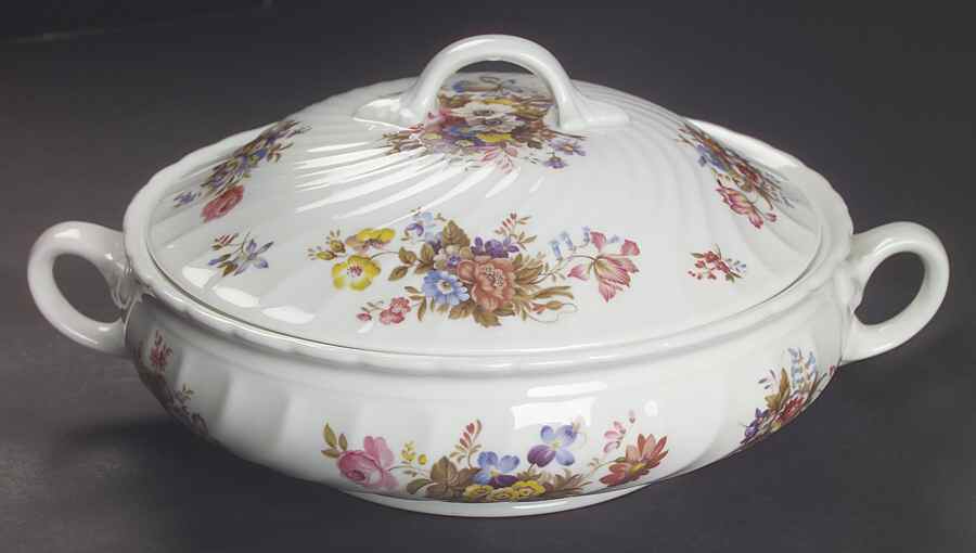 Summertime Round Covered Vegetable by John  Aynsley & Sons-1