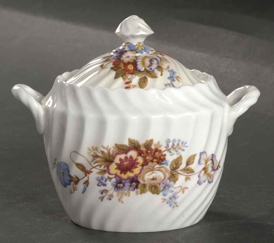 Summertime Sugar Bowl & Lid by John  Aynsley & Sons-1