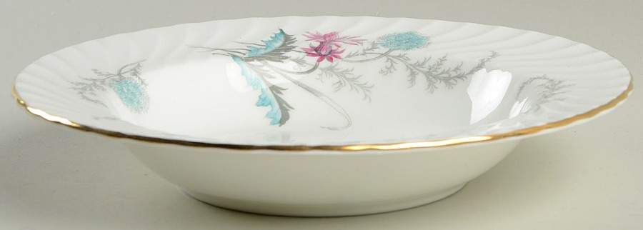Wayside (Swirled) Rim Soup Bowl by John  Aynsley & Sons-1