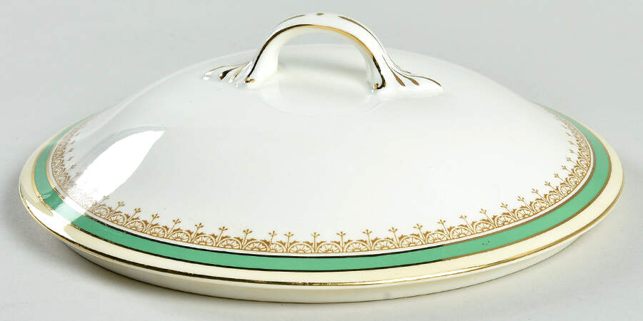 Wendover Green Lid for Round Vegetable by John  Aynsley & Sons-1