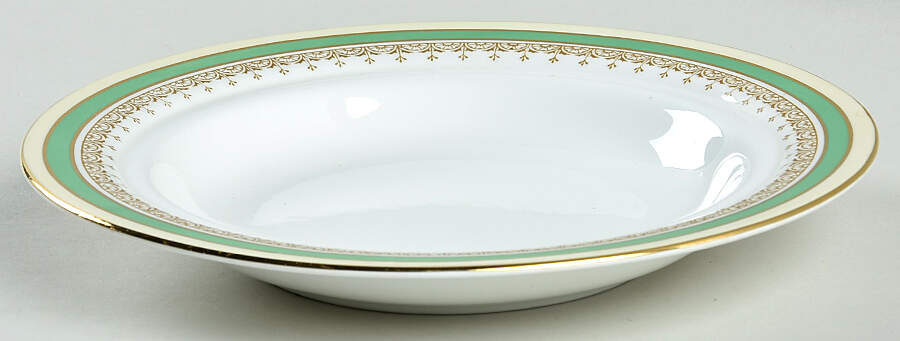 Wendover Green Round Butter No Lid by John  Aynsley & Sons-1