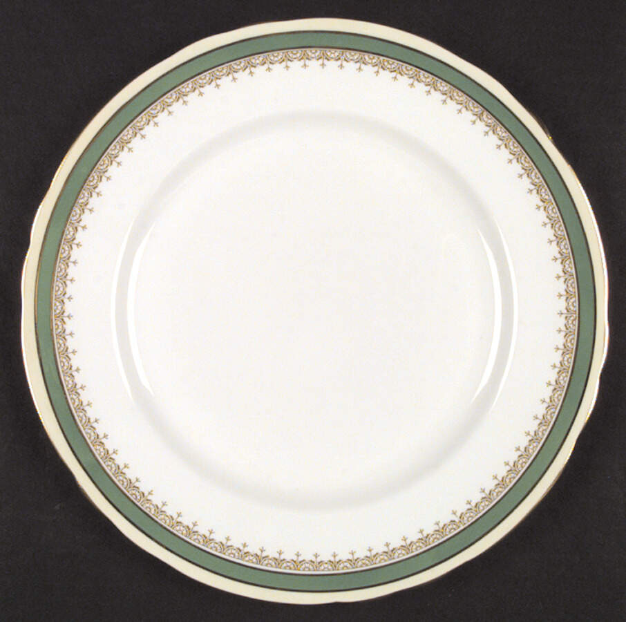 Wendover Green Dinner Plate by John  Aynsley & Sons-1