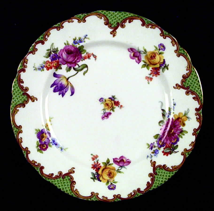 Wilton Green Dinner Plate by John  Aynsley & Sons-1