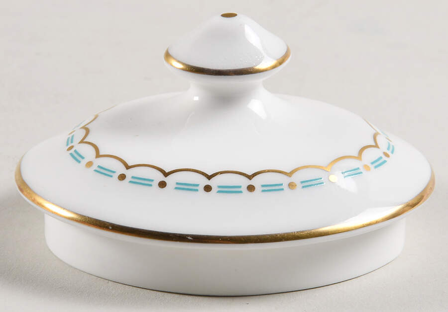 Winchester (Green) Lid for Sugar Bowl by John  Aynsley & Sons-1