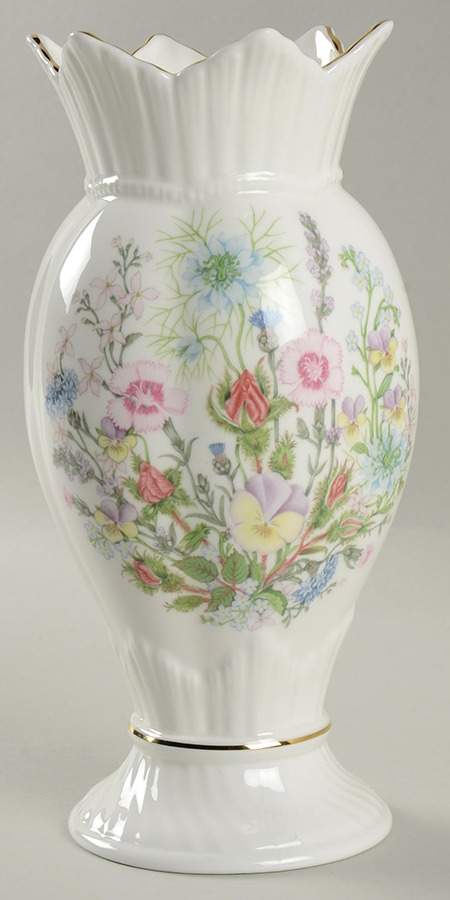 Wild Tudor 8" Windsor Vase by John  Aynsley & Sons-1