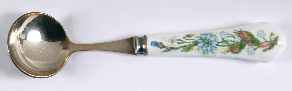 Wild Tudor Cream Ladle by John  Aynsley & Sons-1
