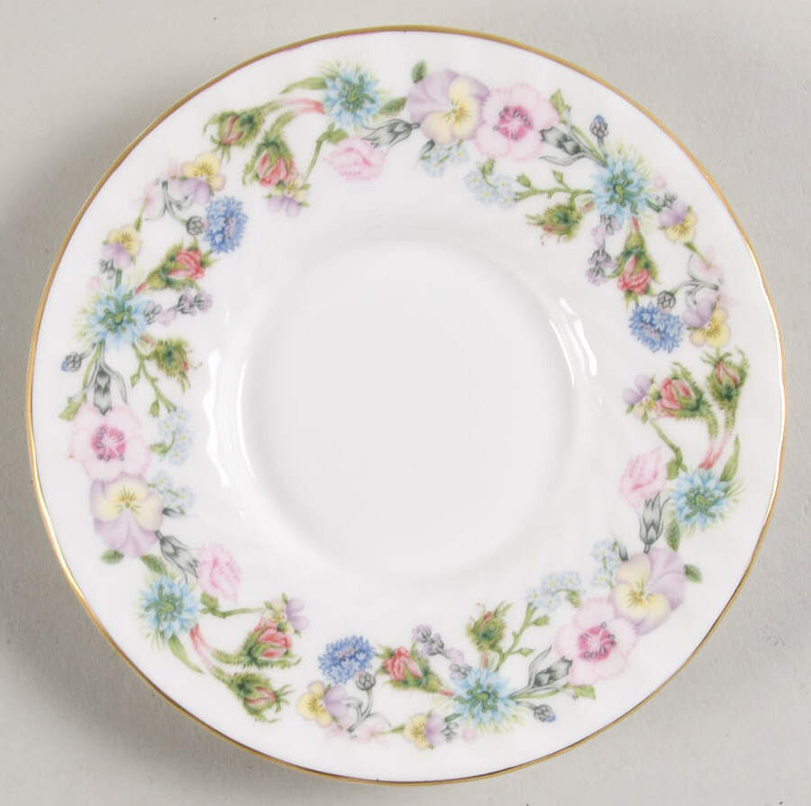 Wild Tudor Saucer for Demitasse Cup by John  Aynsley & Sons-1