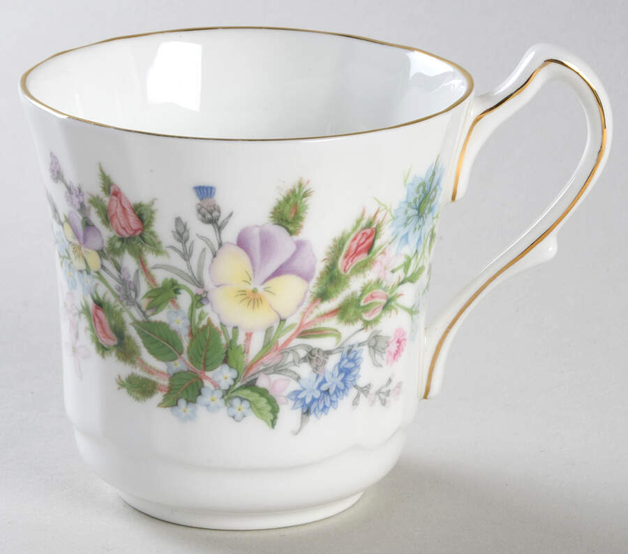 Wild Tudor Flat Cup by John  Aynsley & Sons-1