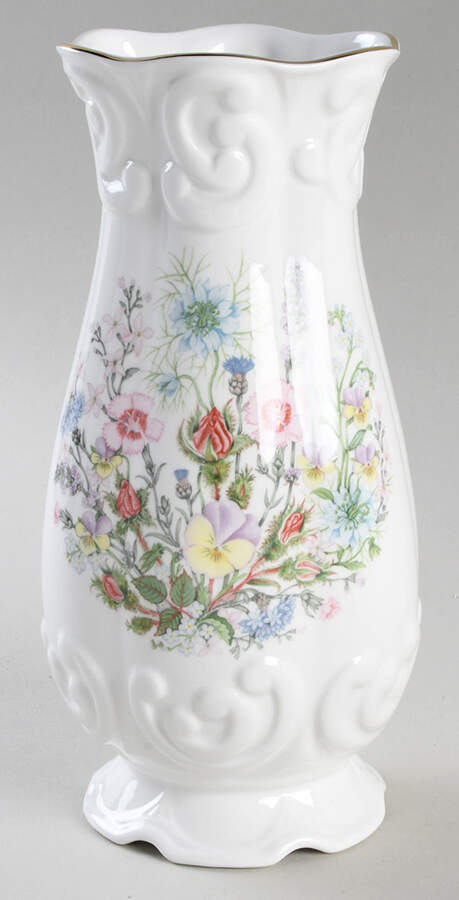 Wild Tudor 8" Regency Vase by John  Aynsley & Sons-1