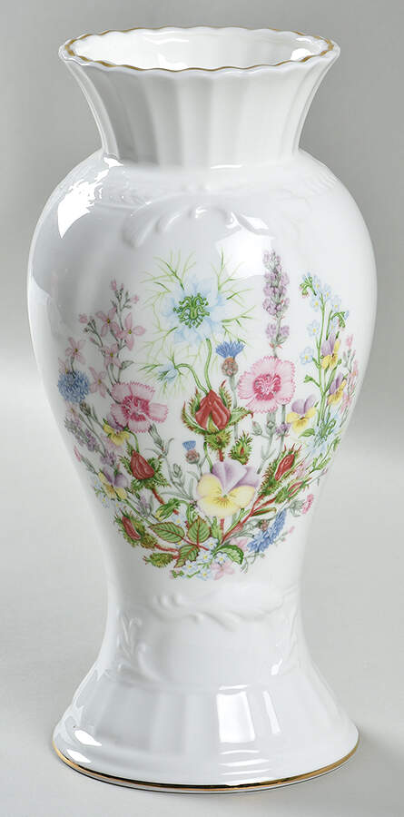 Wild Tudor 8" Vase by John  Aynsley & Sons-1