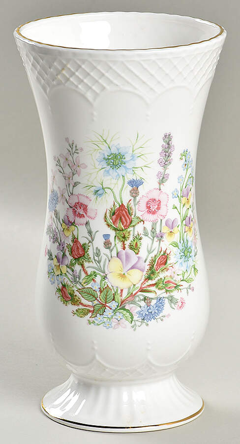 Wild Tudor 8" Vase by John  Aynsley & Sons-1