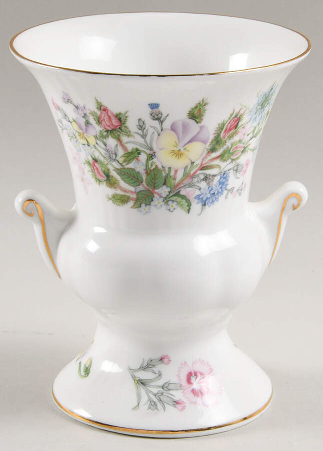 Wild Tudor 5" Pedestal Vase by John  Aynsley & Sons-1