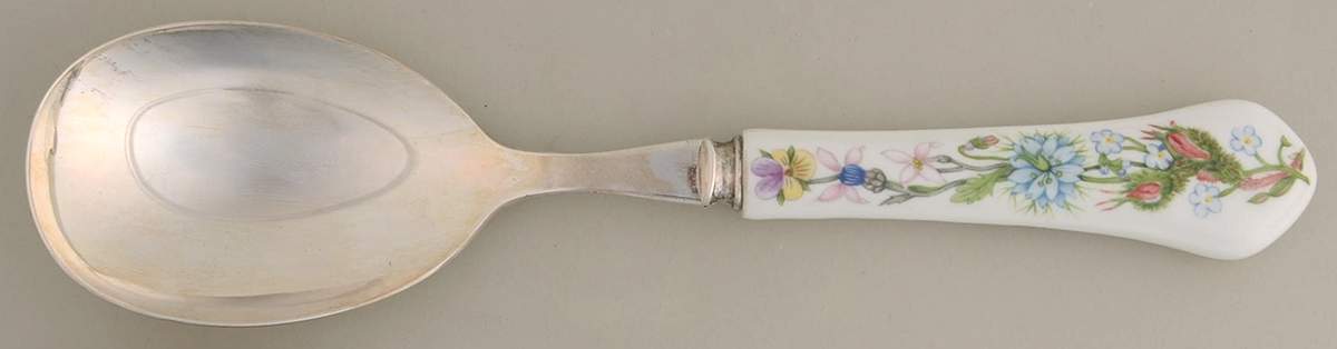 Wild Tudor Salad Serving Spoon with Stainless Bowl by John  Aynsley & Sons-1