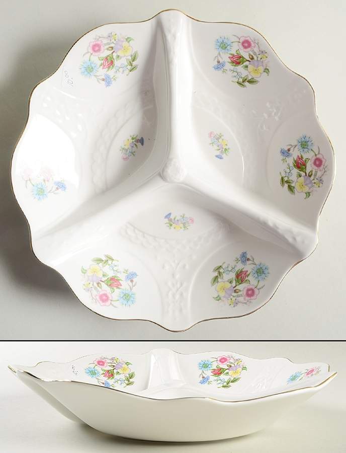 Wild Tudor 10" Clyde Triple Tray by John  Aynsley & Sons-1