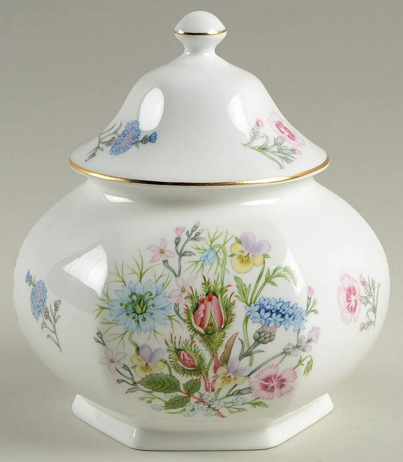 Wild Tudor Small Hexagonal Ginger Jar & Lid by John  Aynsley & Sons-1