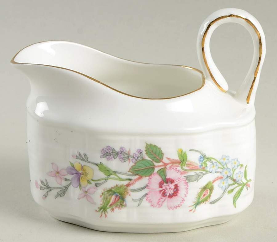 Wild Tudor Strawberry Basket Creamer Only by John  Aynsley & Sons-1