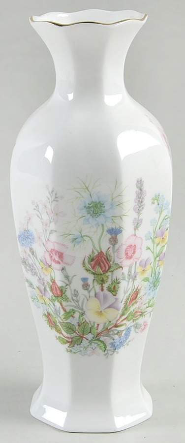 Wild Tudor 9" Chatsworth Vase by John  Aynsley & Sons-1