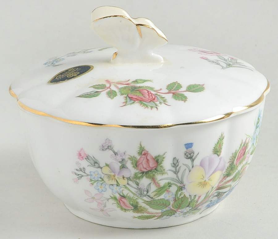Wild Tudor Powder Box with Lid by John  Aynsley & Sons-1