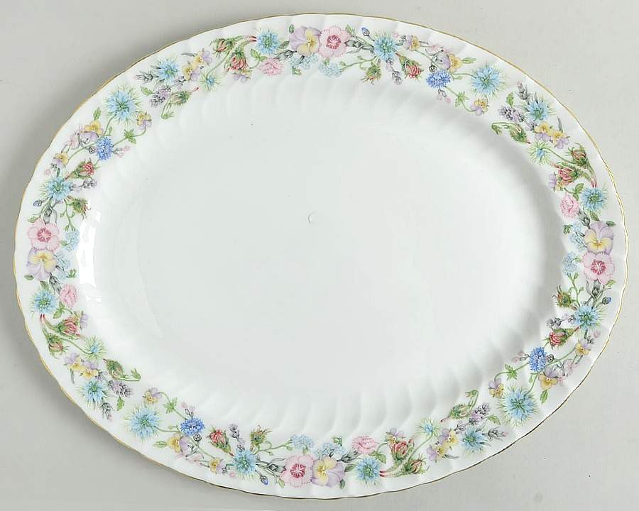 Wild Tudor 15" Oval Serving Platter by John  Aynsley & Sons-1