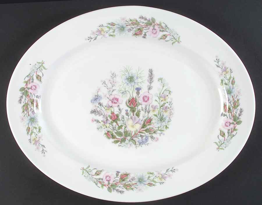 Wild Tudor 15" Oval Serving Platter by John  Aynsley & Sons-1