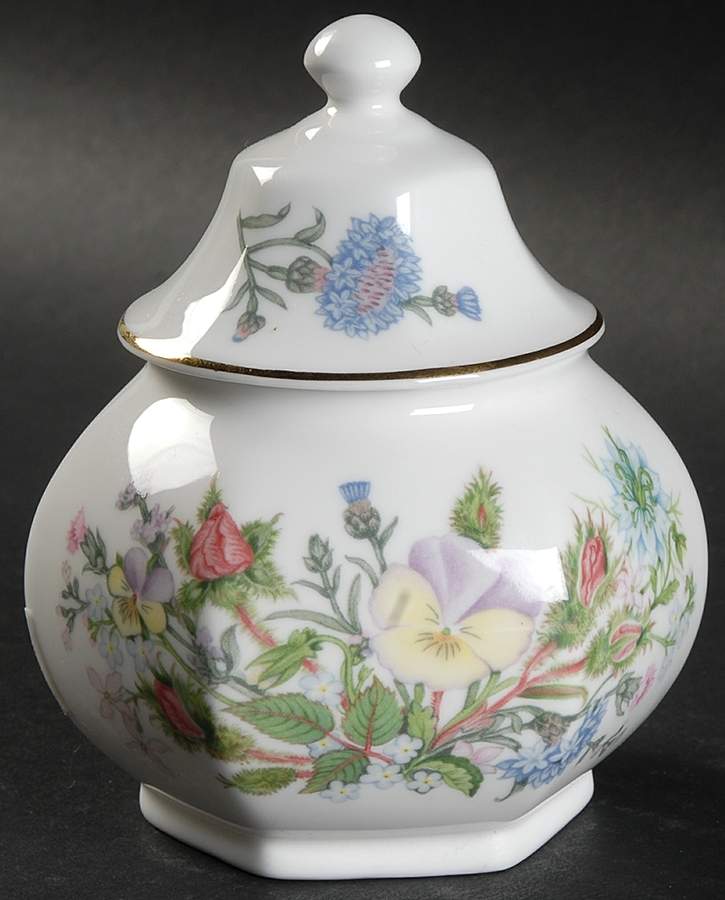 Wild Tudor Hexagonal Covered Caddy by John  Aynsley & Sons-1