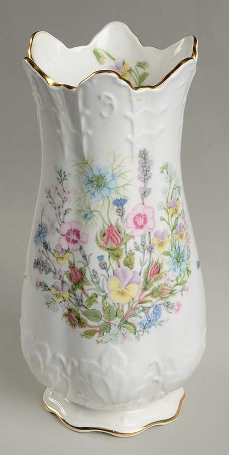 Wild Tudor 8'' Victorian Vase by John  Aynsley & Sons-1