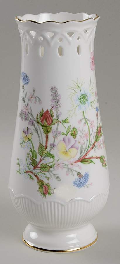 Wild Tudor 8" Chantille Flower Vase by John  Aynsley & Sons-1