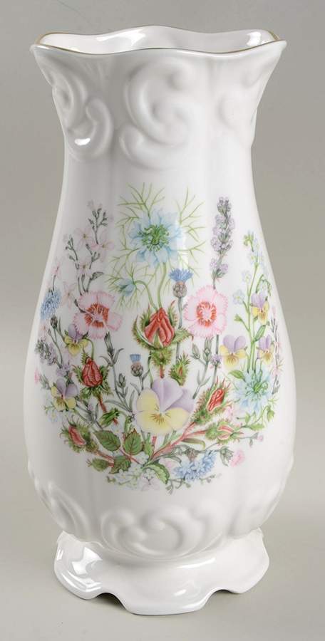 Wild Tudor 10" Regency Vase by John  Aynsley & Sons-1