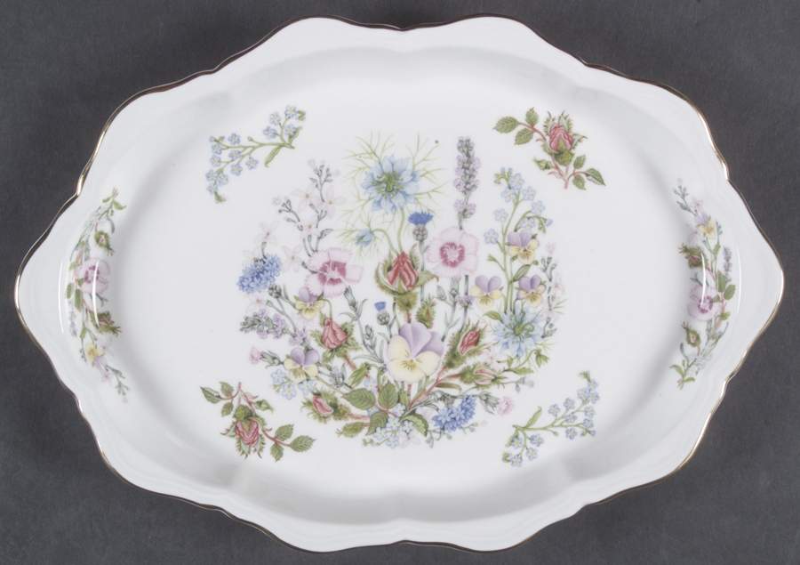Wild Tudor 12" Oval Tray by John  Aynsley & Sons-1