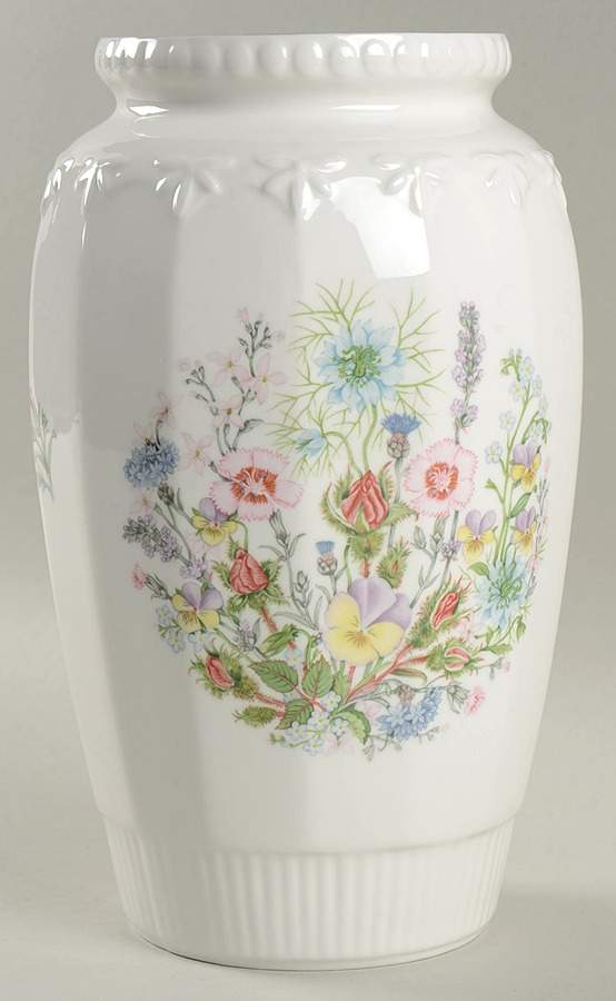 Wild Tudor 8" Georgian Vase by John  Aynsley & Sons-1