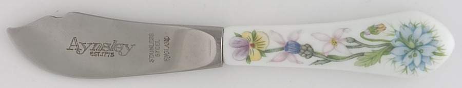 Wild Tudor Flat Handle Butter Spreader by John  Aynsley & Sons-1