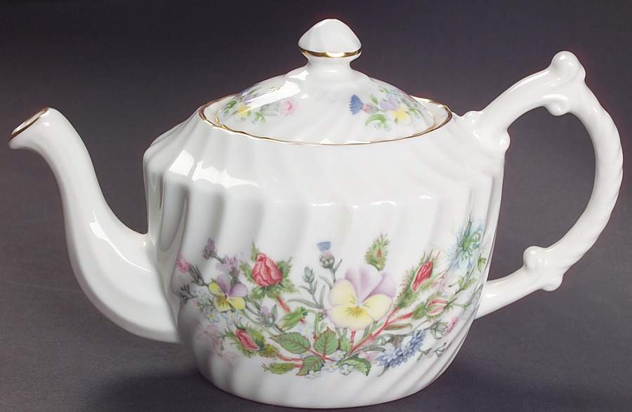 Wild Tudor Individual Teapot & Lid by John  Aynsley & Sons-1