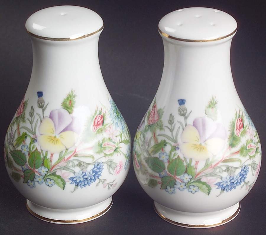 Wild Tudor Salt & Pepper Set by John  Aynsley & Sons-1