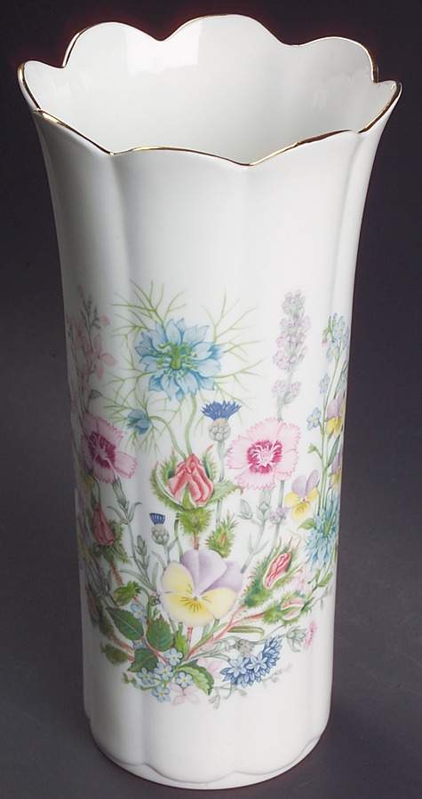 Wild Tudor 8" Vase by John  Aynsley & Sons-1
