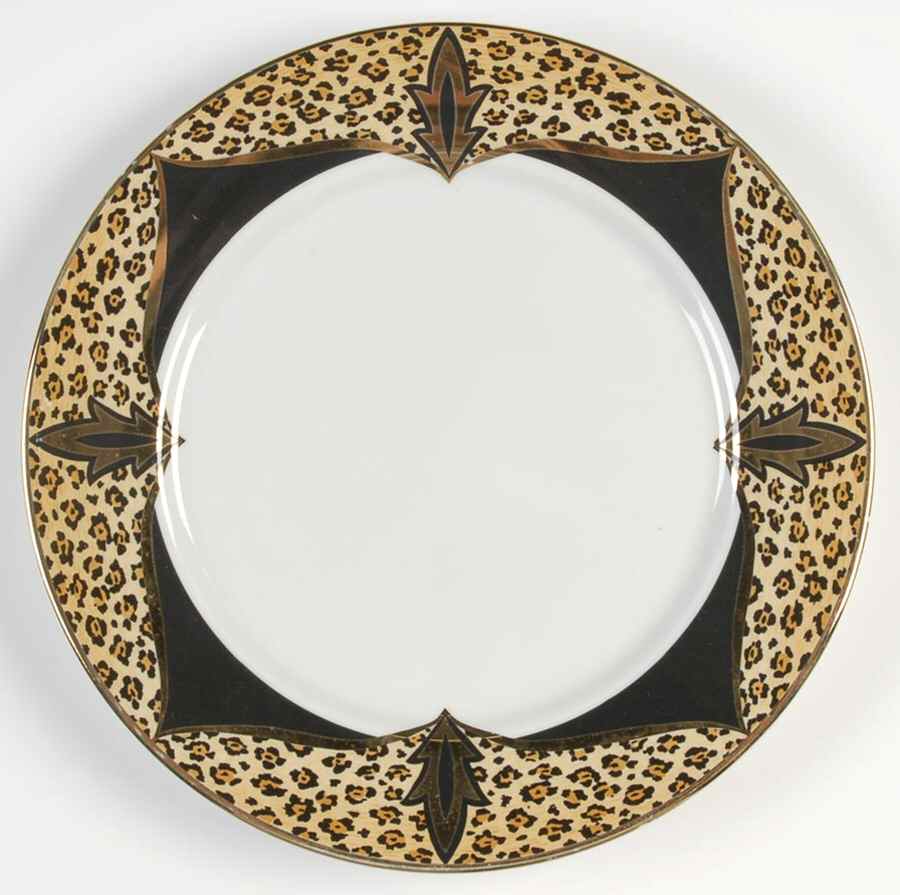 Cheetah  Dinner Plate by American Atelier-1