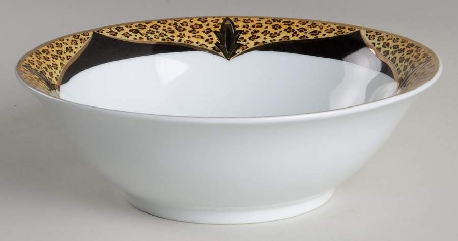 Cheetah  9" Round Vegetable Bowl by American Atelier-1